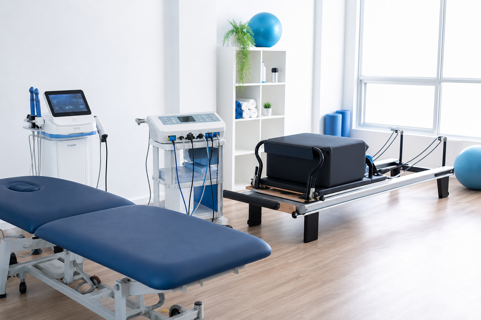 Equipamiento de fisioterapia y rehabilitación en CEKYM